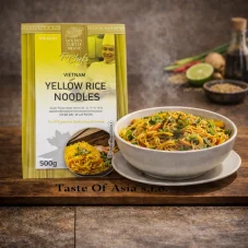 Golden Turtle Chef Rýžové nudle Žluté 3 mm 500 g Golden Turtle Chef Rýžové nudle Žluté 3 mm 500 g