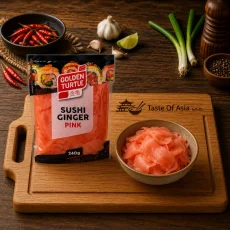 Golden Turtle Chef Eingelegtes Ingwer rosa 240 g