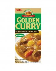S&B Spice paste for curry medium spicy 92 g