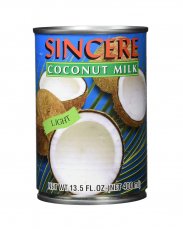 Sincere Kokosové mlieko light 6% 400 ml