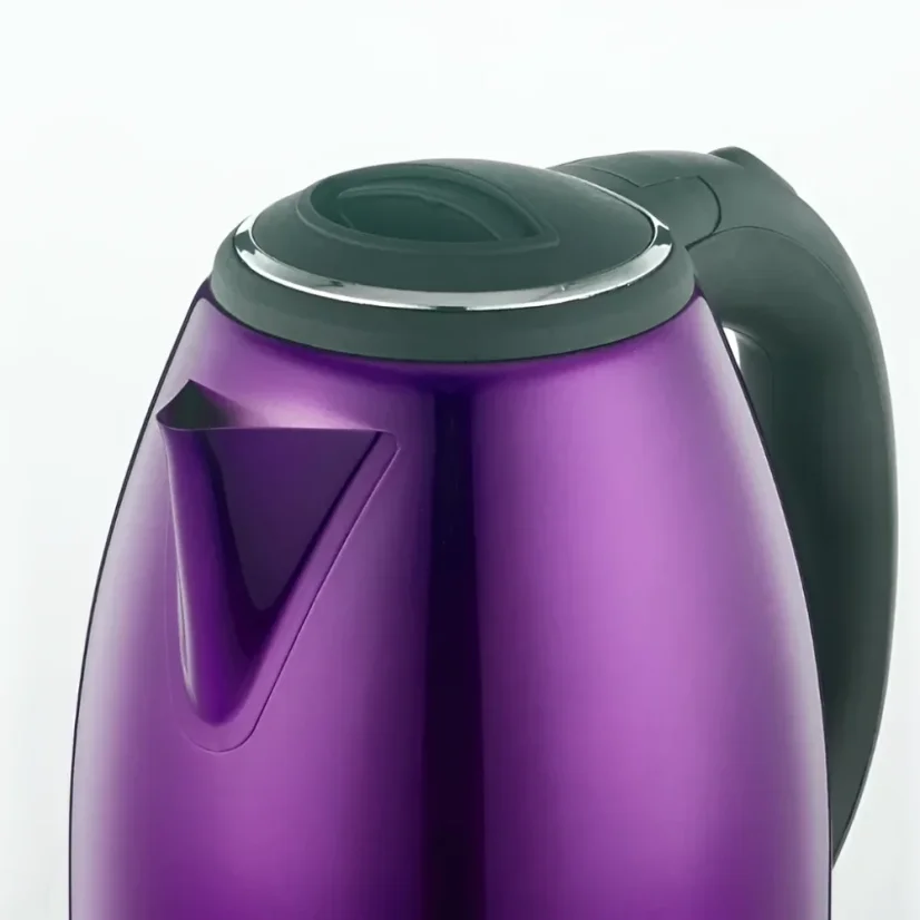 Herzberg Stainless steel kettle 1,8L 1500W - Purple