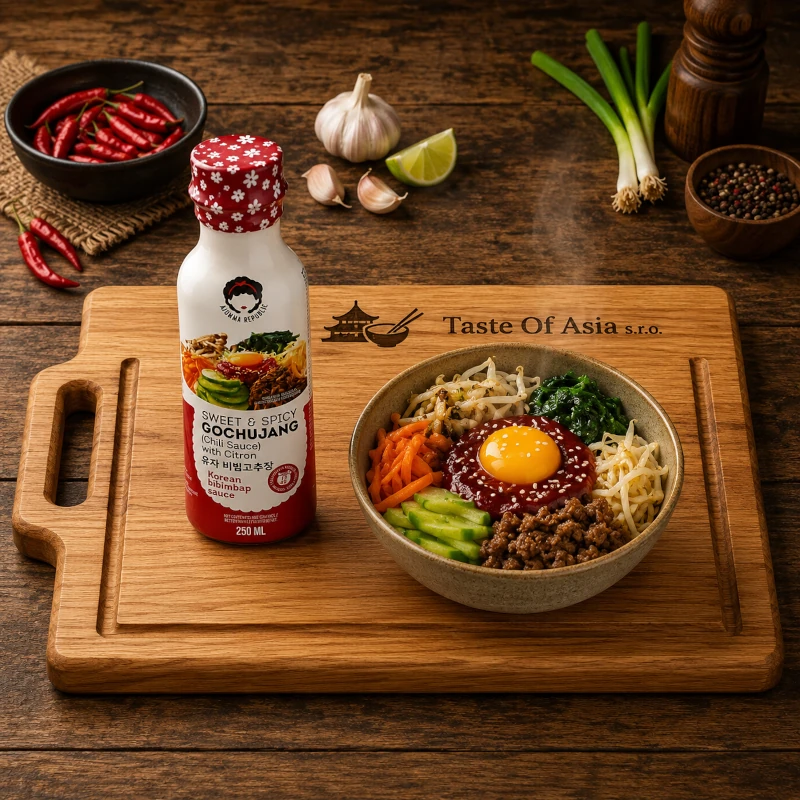 Ajumma Republic Kórejská sladká a pikantná chilli omáčka s yuzu 250 ml