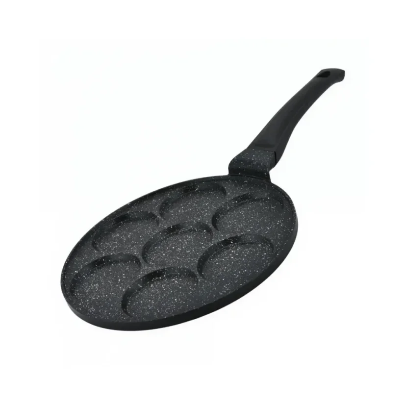 Herzberg Mramorom potiahnutá panvica na 7 palaciniek 26 cm