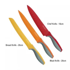 Royalty Line Set of 7 multi-coloured knives