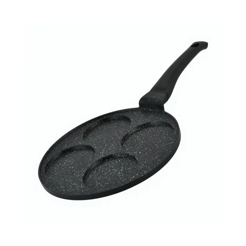Herzberg Marble coated frying pan for 4 pancakes 26 cm
