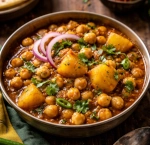 Rezept für Aloo Choley Rezept für Aloo Choley