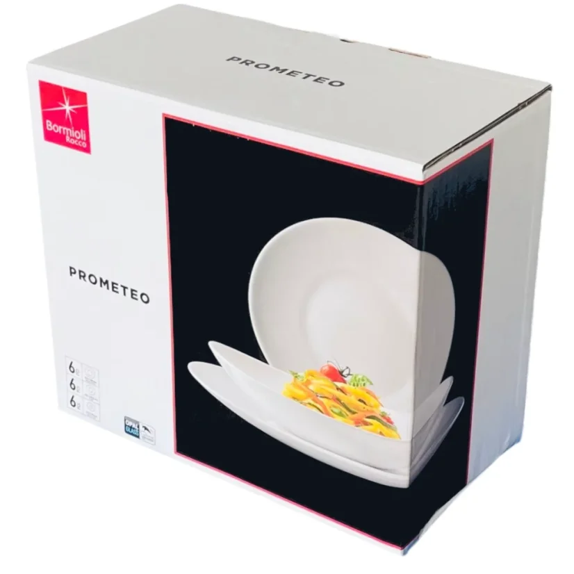 Bormioli Rocco 18 pieces Prometheo plate set