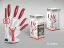 Royalty Line 9 piece knife set block with swivel holder - Red