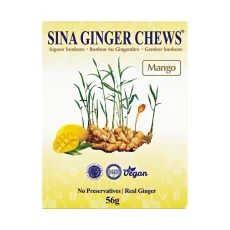 Sindu Ingwer-Bonbons mit Mango-Geschmack 56 g Sindu Ingwer-Bonbons mit Mango-Geschmack 56 g