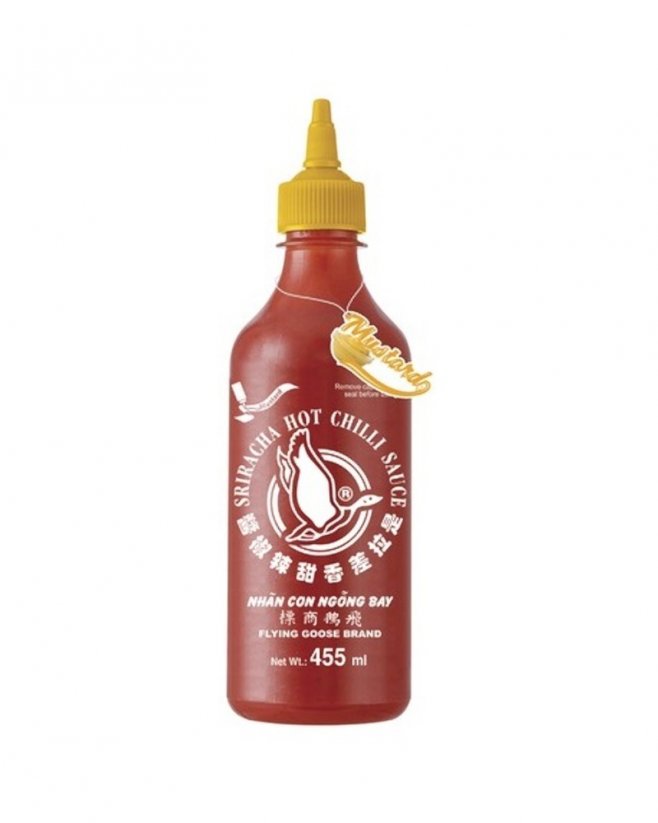 Flying Goose Chilli omáčka Sriracha s hořčicí 455 ml