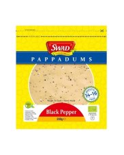 Swad Indisches Brot Papadum mit schwarzem Pfeffer 200g