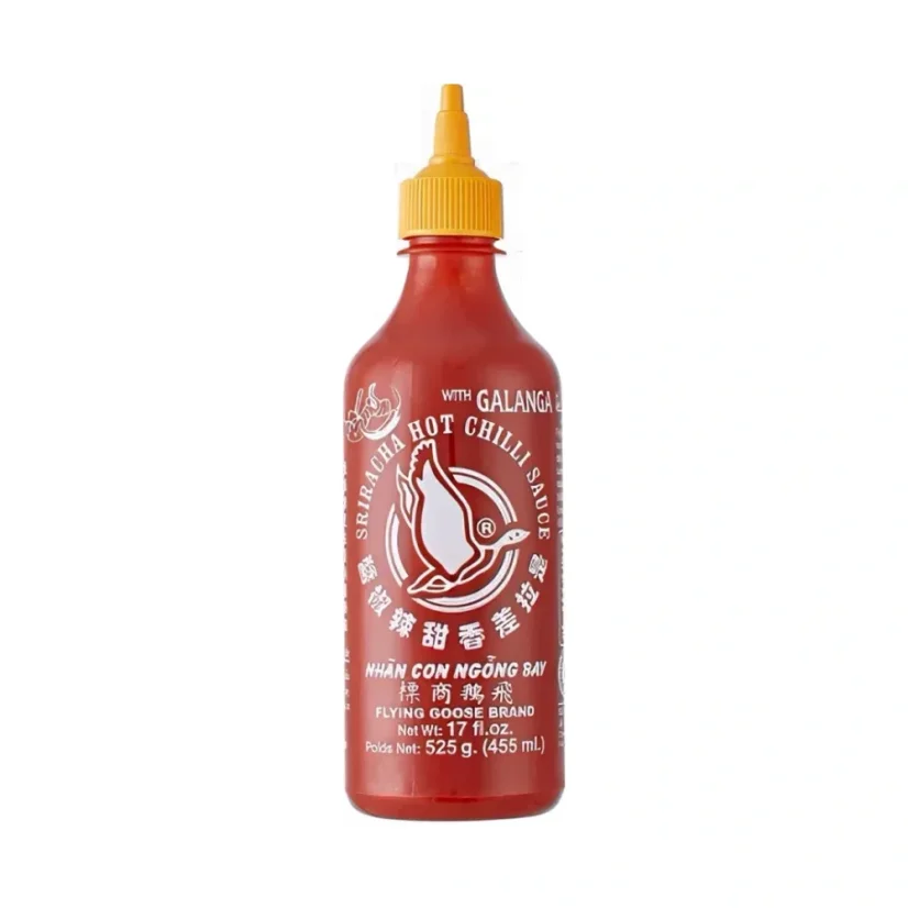Flying Goose Sriracha Chilisauce mit Galangal 455 ml Flying Goose Sriracha Chilisauce mit Galangal 455 ml