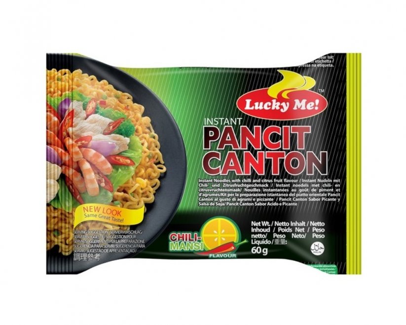 Instantné Pancit Canton Chilli-Citrusové rezance 60 g