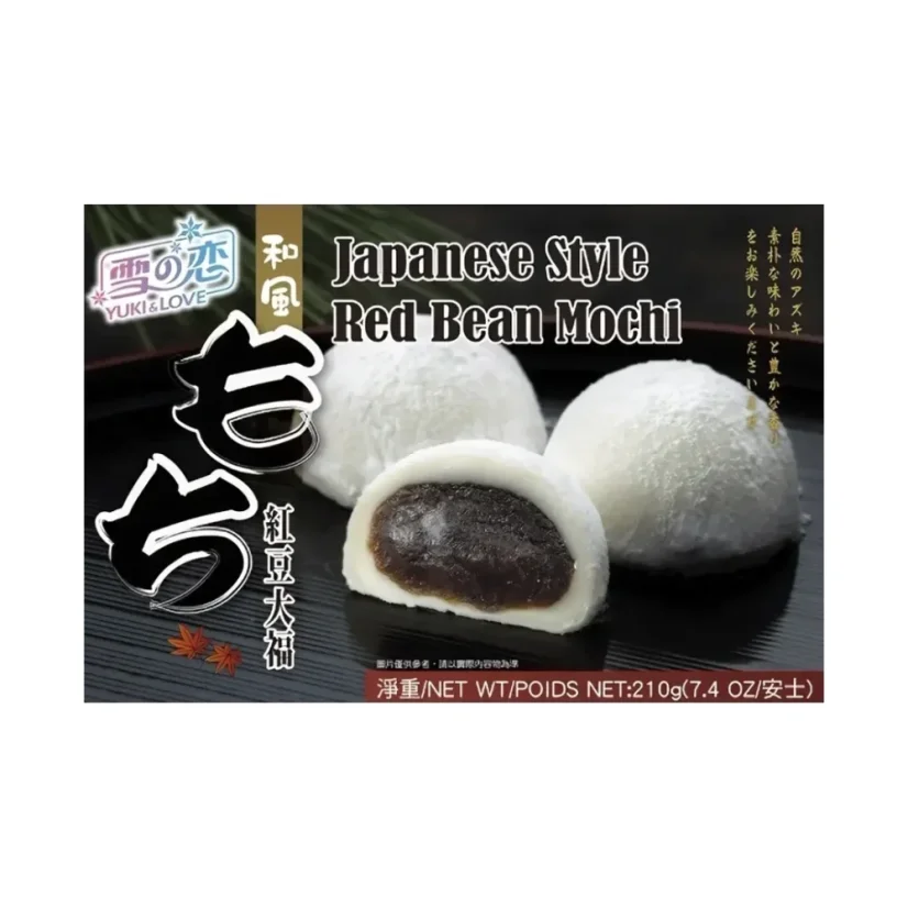 Yuki & Love Mochi cakes Red beans 210 g Yuki & Love Mochi cakes Red beans 210 g