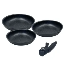 Neumann Súprava 4 panvíc s mramorovým povrchom - 20/24/28 cm Neumann Súprava 4 panvíc s mramorovým povrchom - 20/24/28 cm