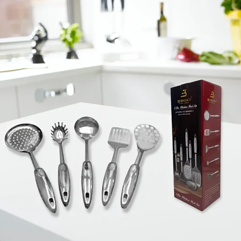 Eisenbach 5 piece stainless steel kitchen tool set