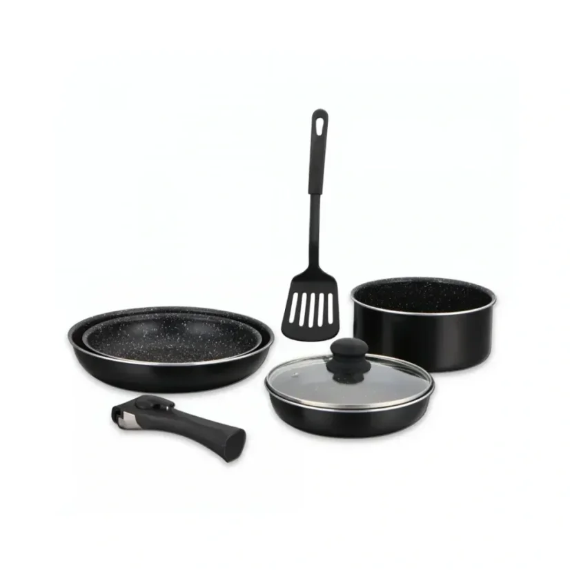 Herzberg 7-dielna súprava riadu s mramorovým povrchom