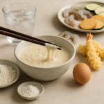 Wie Tempura und ihre Panade funktionieren: Was macht die Knusprigkeit aus (und warum Mehl und Stärke wichtig sind) Wie Tempura und ihre Panade funktionieren: Was macht die Knusprigkeit aus (und warum Mehl und Stärke wichtig sind)