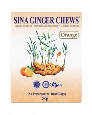 Sindu Ginger candies with orange flavour 56 g