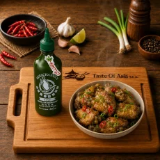 Flying Goose Chili-Sauce Sriracha mit Hanf 455 ml