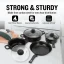 Herzberg 13-piece non-stick cookware set with set of accessories