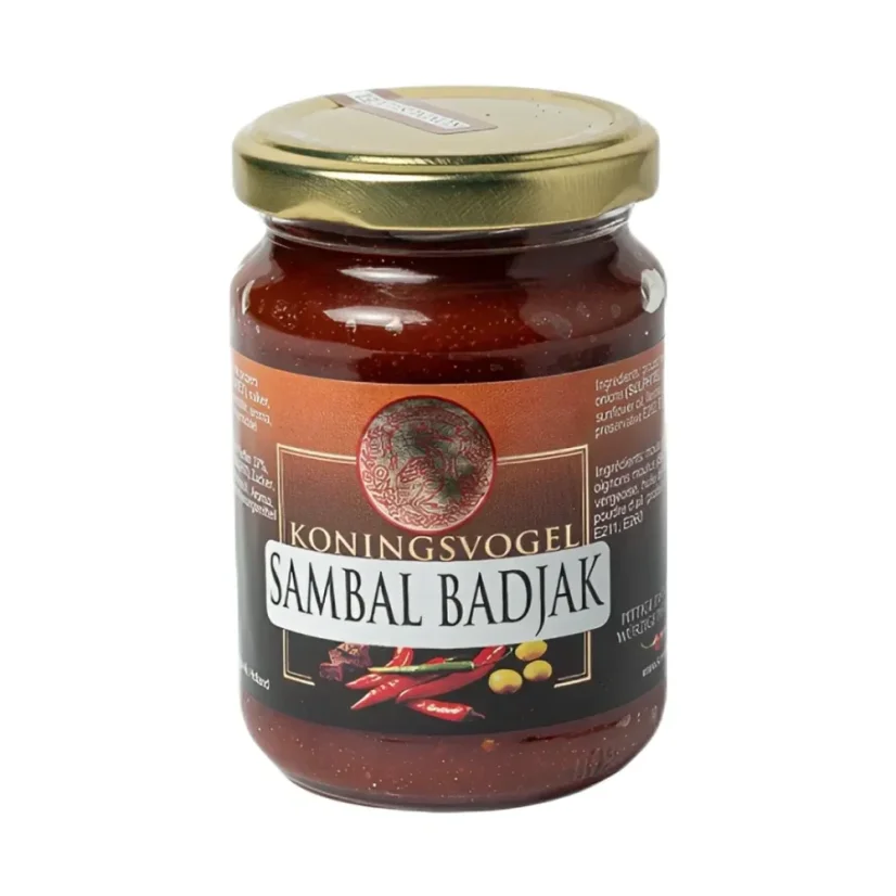 Koningsvogel Chilipaste Sambal Badjak 200 g