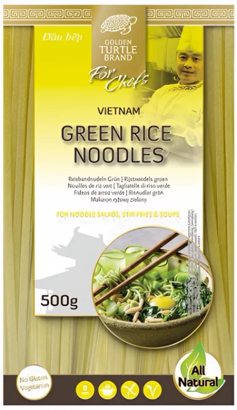 Golden Turtle Chef Reisnudeln grün 3 mm 500 g