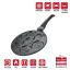 Herzberg Marble coated Pan for 7 pancakes with animals 26 cm