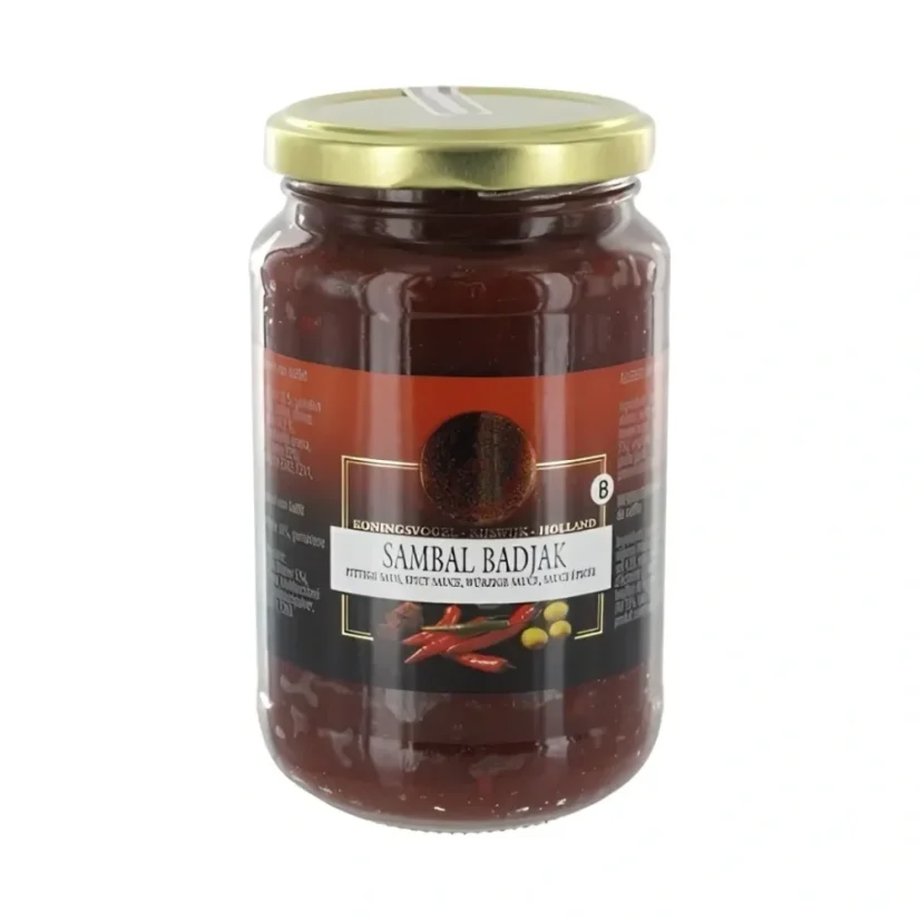 Koningsvogel Chilli pasta Sambal Badjak 375 g