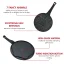 Herzberg Marble coated Pan for 7 pancakes with animals 26 cm