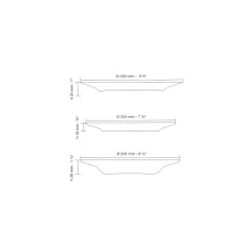 Bormioli Rocco 18 dílná sada talířů Toledo rozměry