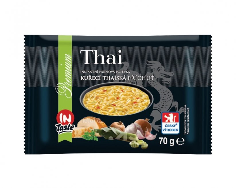 In Taste Prémium Instantní Polévka Kuřecí Thajská 70 g