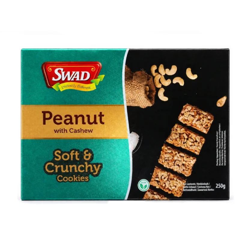 SWAD Erdnusskekse mit Cashewkernen 250 g SWAD Erdnusskekse mit Cashewkernen 250 g