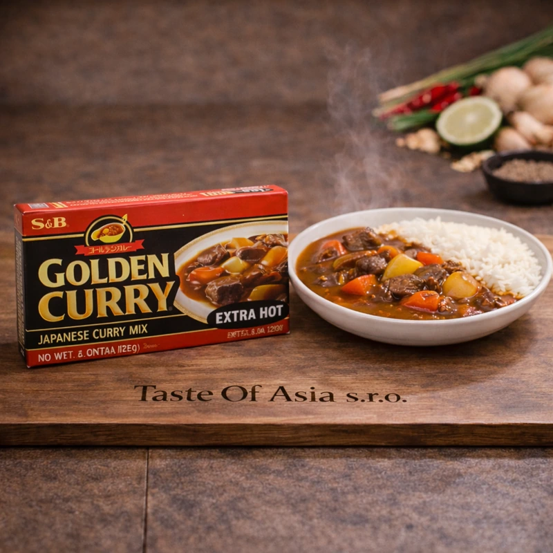 S&B Curry spice paste extra hot 220 g