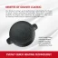 Herzberg Granite coated pot with glass lid - 28 cm