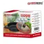 Herzberg Granite coated pot with glass lid, low - 28 cm