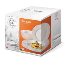 Bormioli Rocco 19 dílná sada talířů Toledo Bormioli Rocco 19 dílná sada talířů Toledo