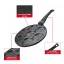 Herzberg Marble coated frying pan for 7 pancakes with spikes 26 cm