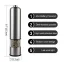 Herzberg Stainless steel pepper mill