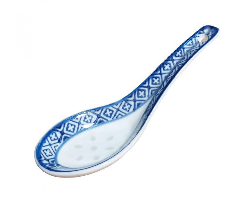 Rice porcelain spoon 13.5 cm