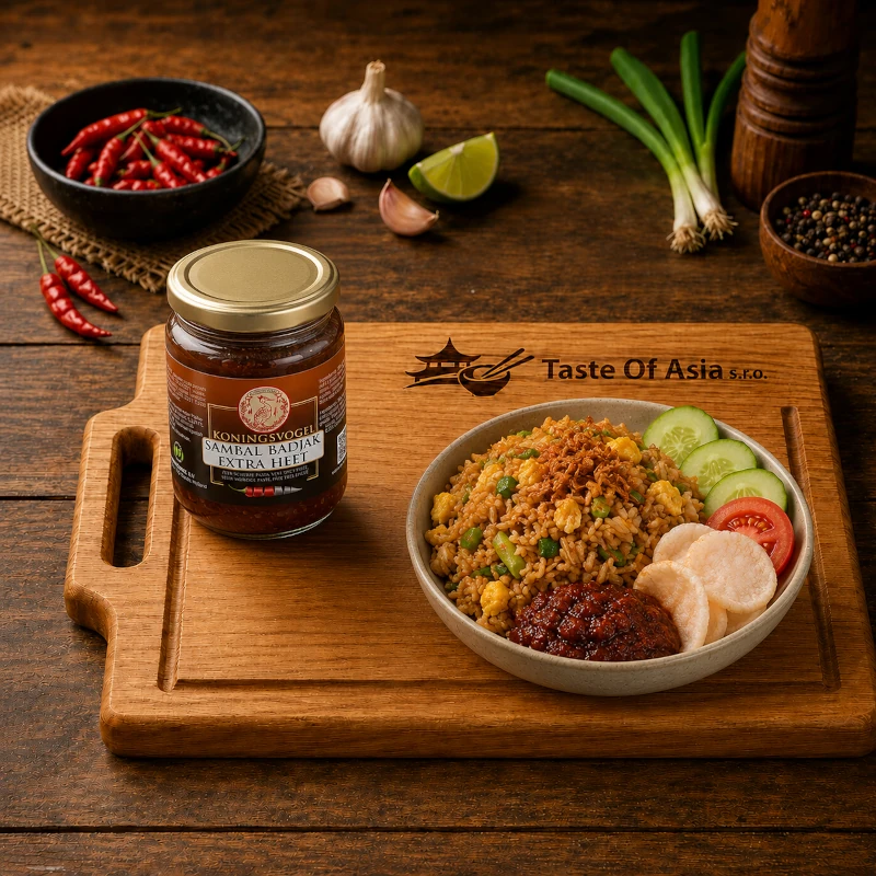 Koningsvogel Sambal Badjak Extra Hot Chili Paste 280 g