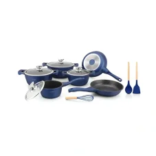 Royalty Line Set of 13 dishes with ceramic surface - Blue