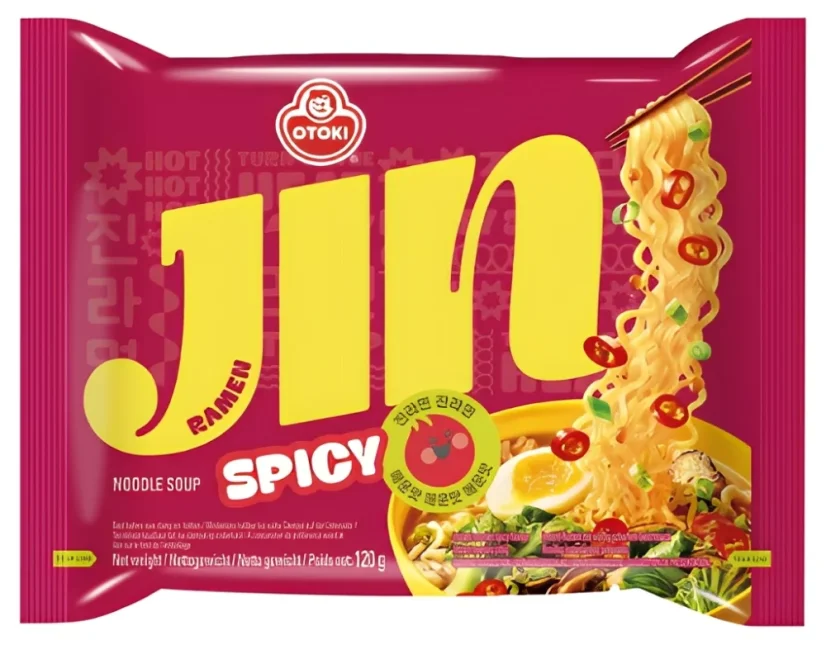 Otoki Instantní Nudle Jin Ramen Ostré 120 g