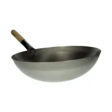 Non Food WOK Stahlpfanne mit rundem Boden 38 cm Non Food WOK Stahlpfanne mit rundem Boden 38 cm