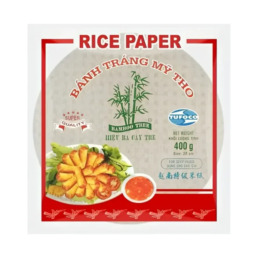 Bamboo Tree Rice paper for frying round 22cm 400 g