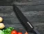 Herzberg 8 piece knife set with acrylic stand - Carbon