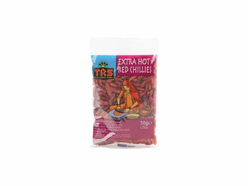 Chilli papričky extra štipľavé 50 g