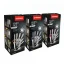Herzberg 8-piece stainless steel knife set with acrylic stand - Yellow