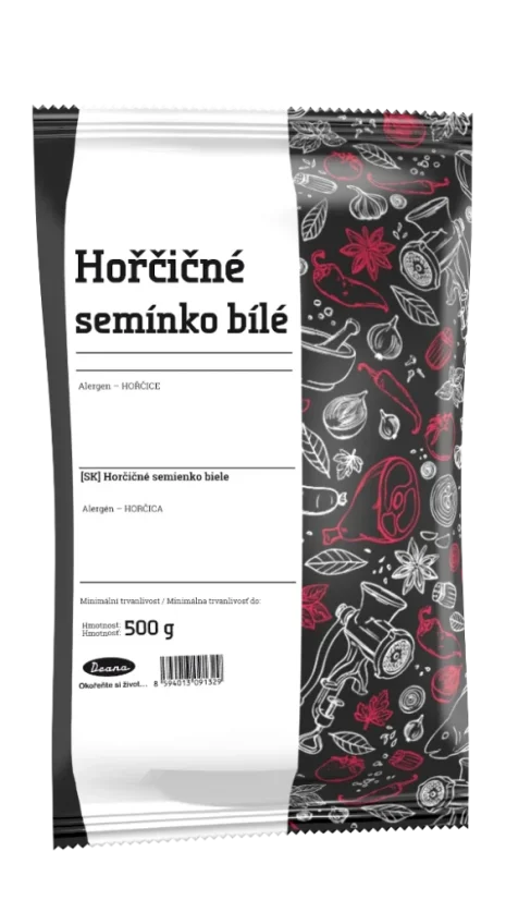 Drana Horčičné Semienko Biele 500 g