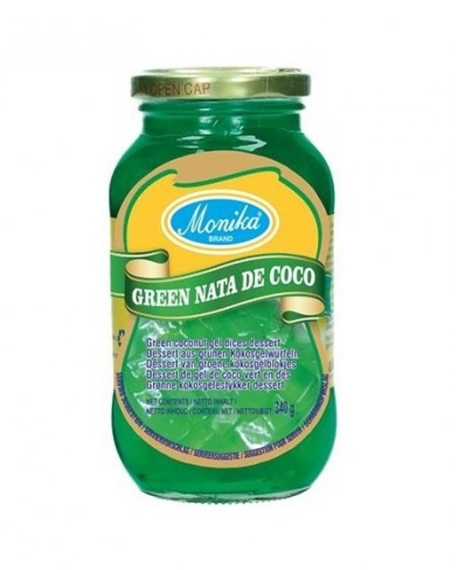 Monika Kokosový gel zelený Nata de Coco 340 g